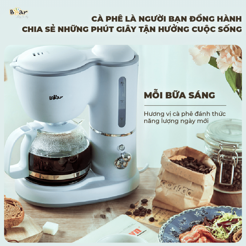 SB-CF06A - Máy Pha Cà Phê Mini Bear