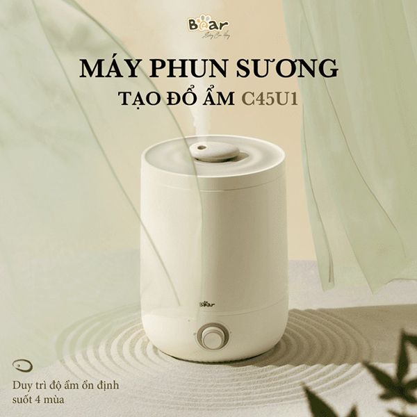JSQ-C45U1 - Máy Phun Sương Tạo Ẩm Bear