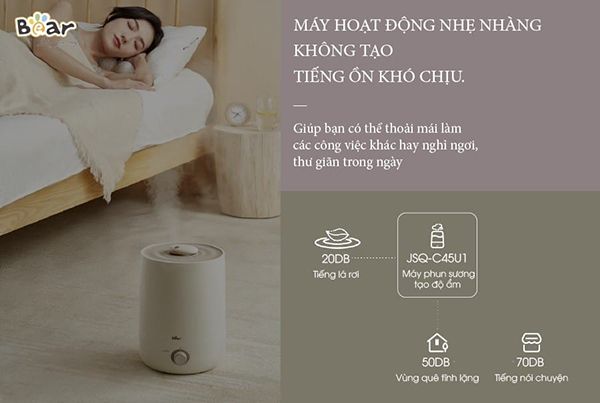 JSQ-C45U1 - Máy Phun Sương Tạo Ẩm Bear