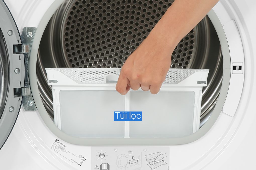 EDH804H5WB - Máy Sấy Bơm Nhiệt Electrolux UltimateCare - 8 Kg