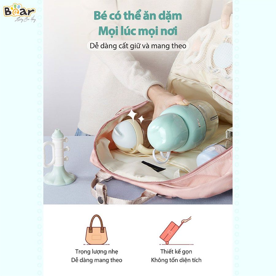 QSJ-B01P1 - Máy xay mini đa năng Bear _ 0.3 Lít