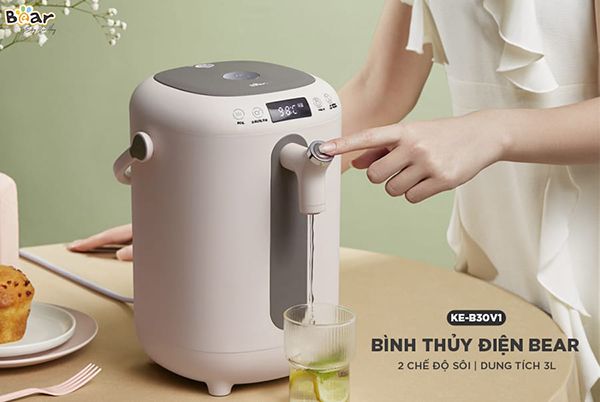 KE-B30V1 - Bình Thủy Điện Bear - 3 Lít