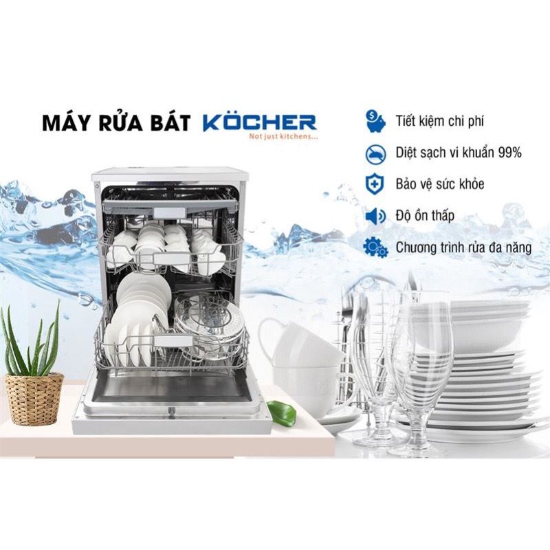 KDEU-8835BL - Máy Rửa Chén Kocher