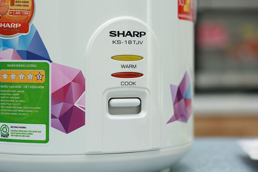 KS-18TJV - Nồi Cơm Điện Sharp 1.8 Lít