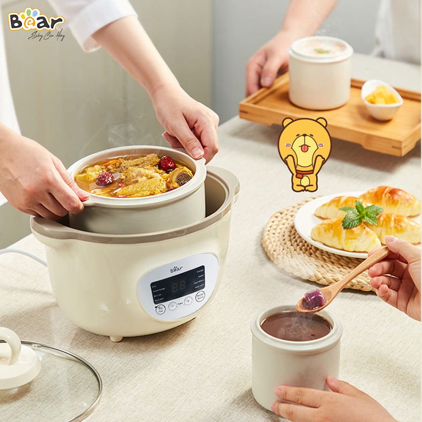 SUBE002 - Nồi Nấu Chậm Bear 1.6 Lít
