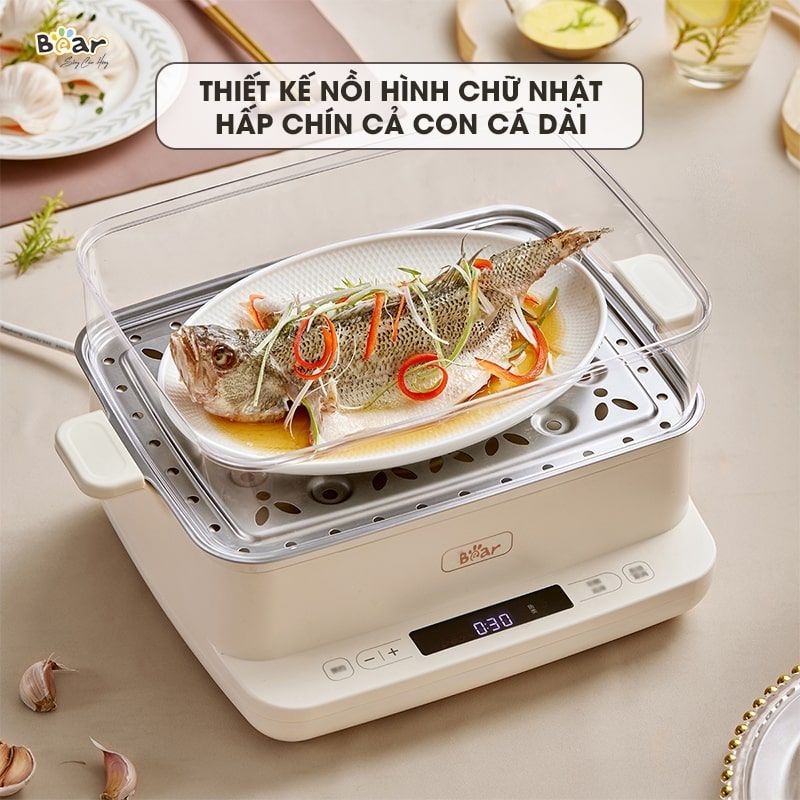 SB-NH12L - Nồi Hấp Điện Đa Năng Bear
