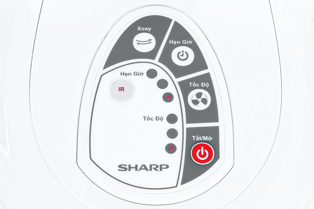 PJ-L40RV-WH - Quạt Lửng Sharp _ Có Remote
