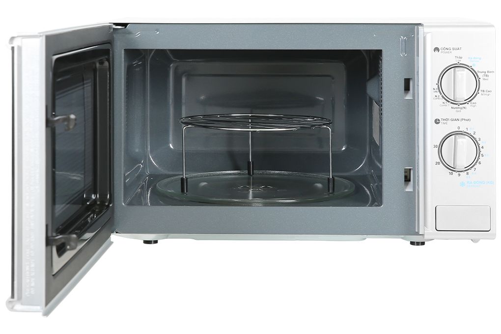 R-G228VN-SL - Lò Vi Sóng Có Nướng Sharp 20 Lít - Đen _Bạc