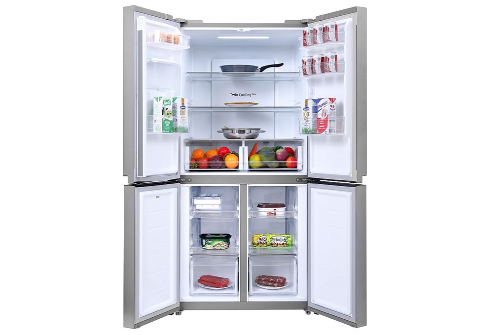 RF48A4010M9/SV - Tủ Lạnh Samsung Inverter Multi Door _ 488 Lít - Màu Xám
