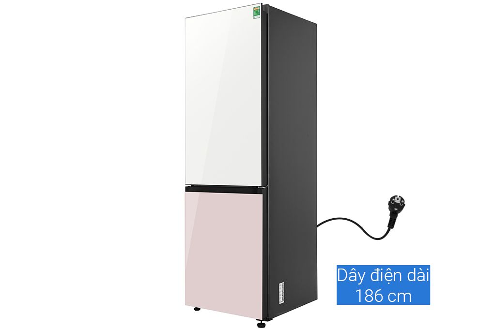 RB33T307055/SV - Tủ Lạnh Samsung Inverter Bespoke _ 339 Lít - Màu Trắng Hồng