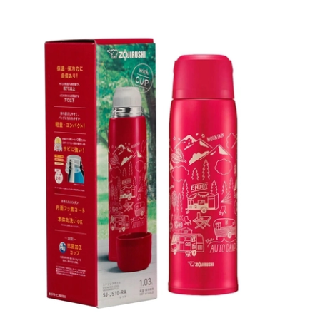 SJ-JS10-RA - Bình Giữ Nhiệt Zojirushi 1L - Màu Đỏ