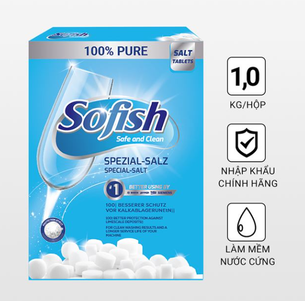 Muối Rửa Bát Sofish - Tablet _ 1kg