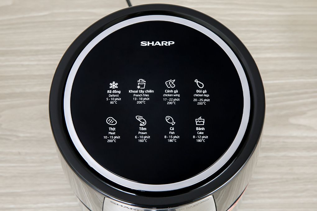 KF-AF42MV-ST - Nồi Chiên Không Dầu Sharp _ 4.2 Lít
