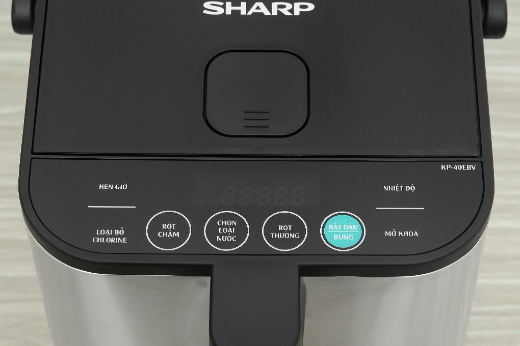 KP-40EBV-ST - Bình Thủy Điện Sharp 4 Lít - Inox