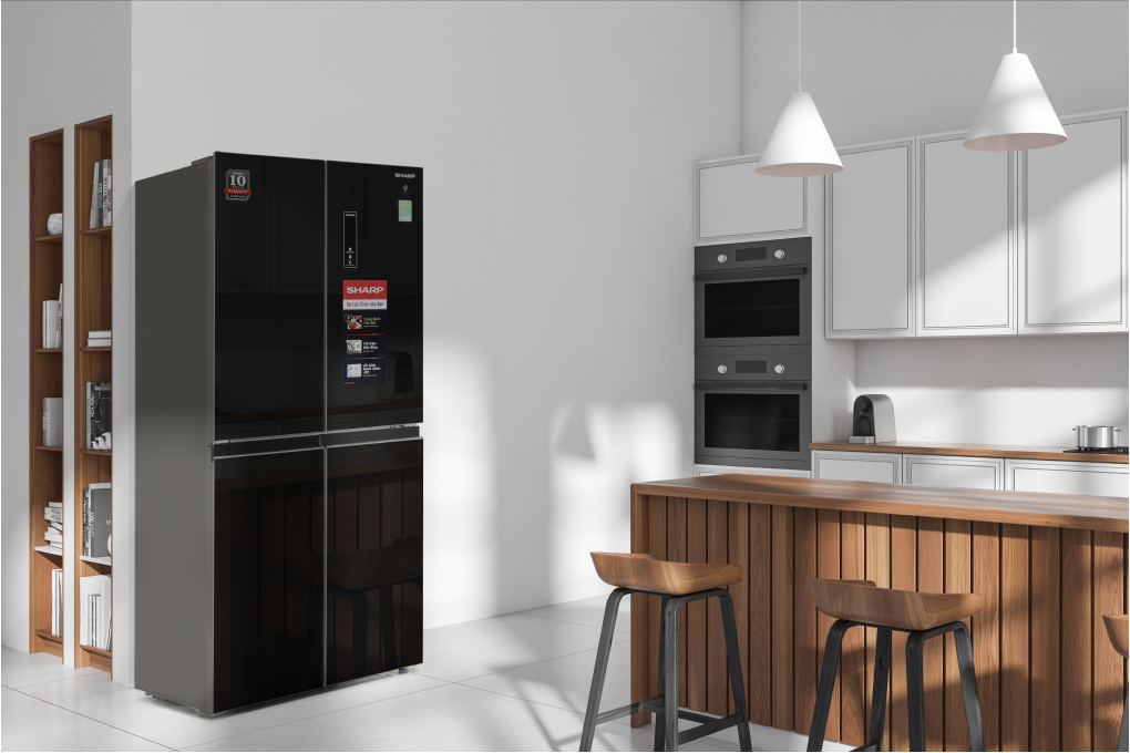 SJ-FXP480VG-BK - Tủ Lạnh Sharp Inverter 401 Lít Multi Door