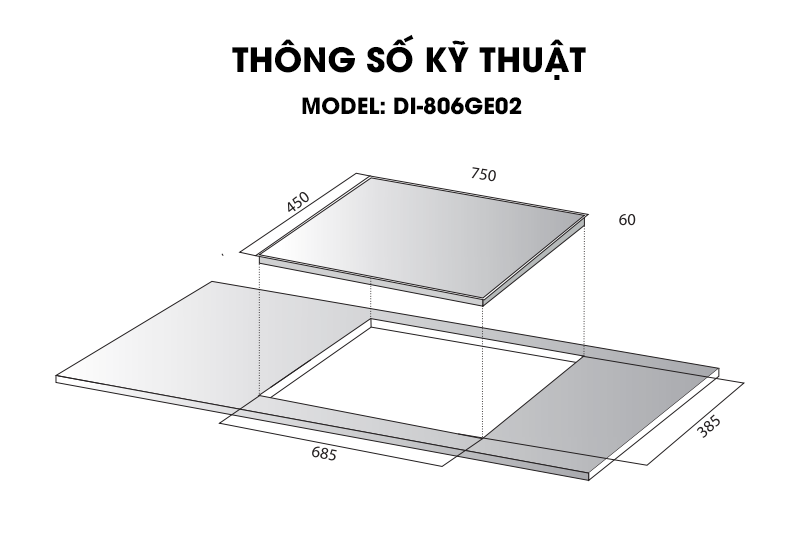 DI-806GE02 - Bếp Từ Đôi Kocher _ Germany