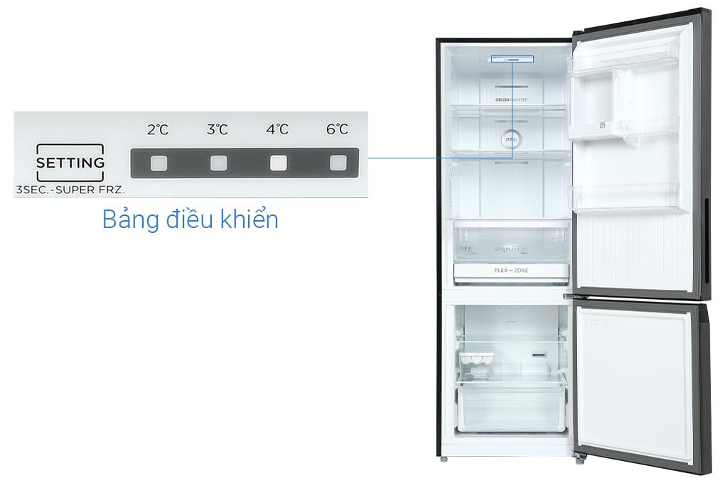 GR-RB410WE-PMV(37)-SG -Tủ Lạnh Toshiba Inverter 325Lít