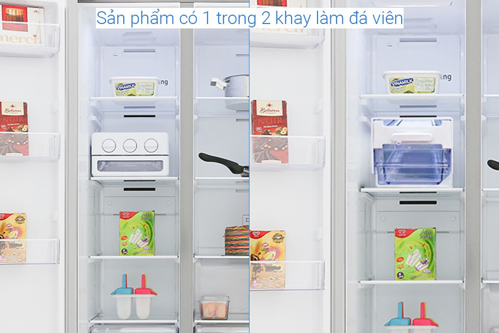 RS62R5001M9 - Tủ Lạnh Samsung Inverter Side Bye Side _ 655 Lít