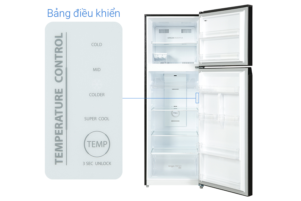 GR-RT468WE-PMV(58)-MM - Tủ Lạnh Toshiba Inverter 338 Lít