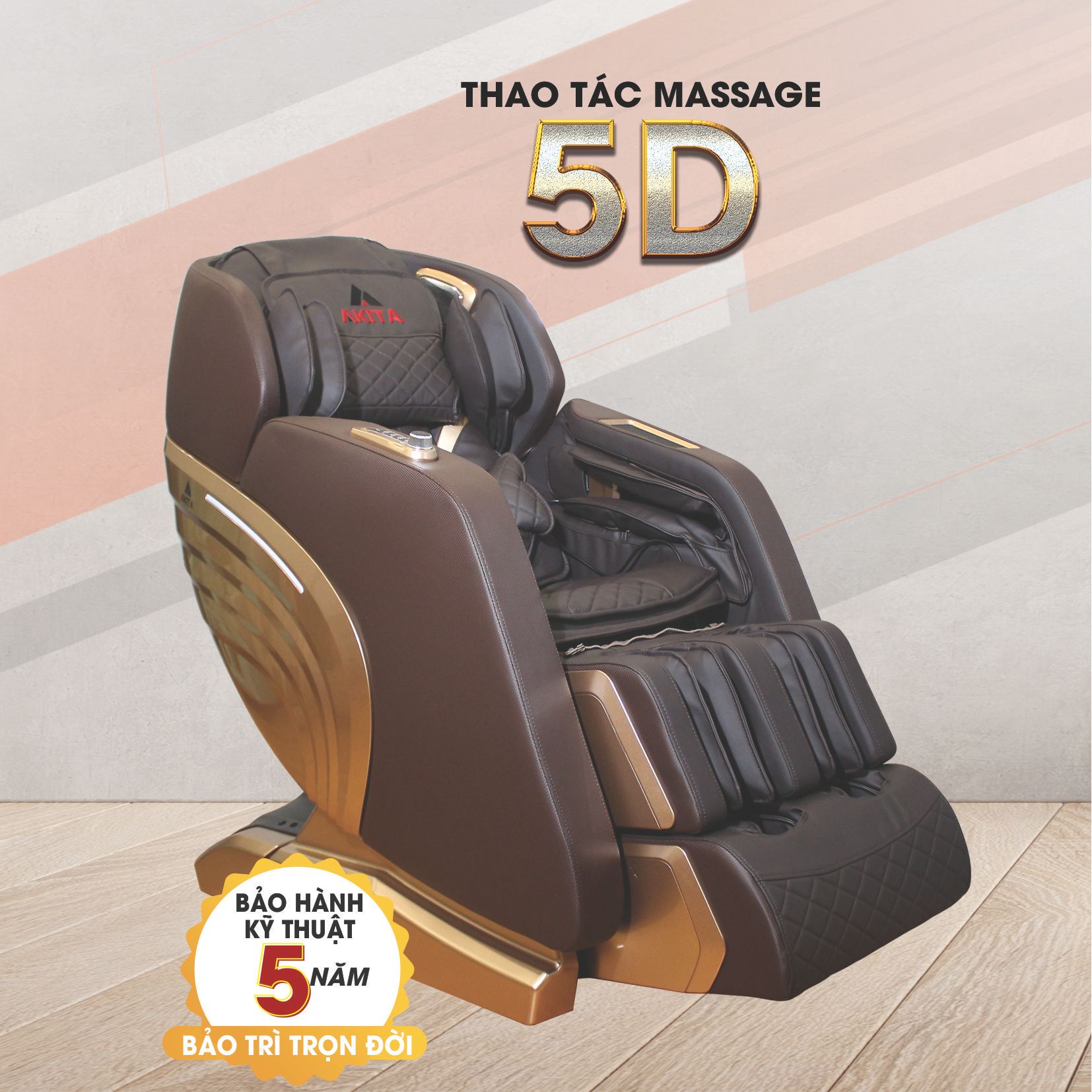 AT80 - Ghế Massage Trị Liệu Cao Cấp Akita