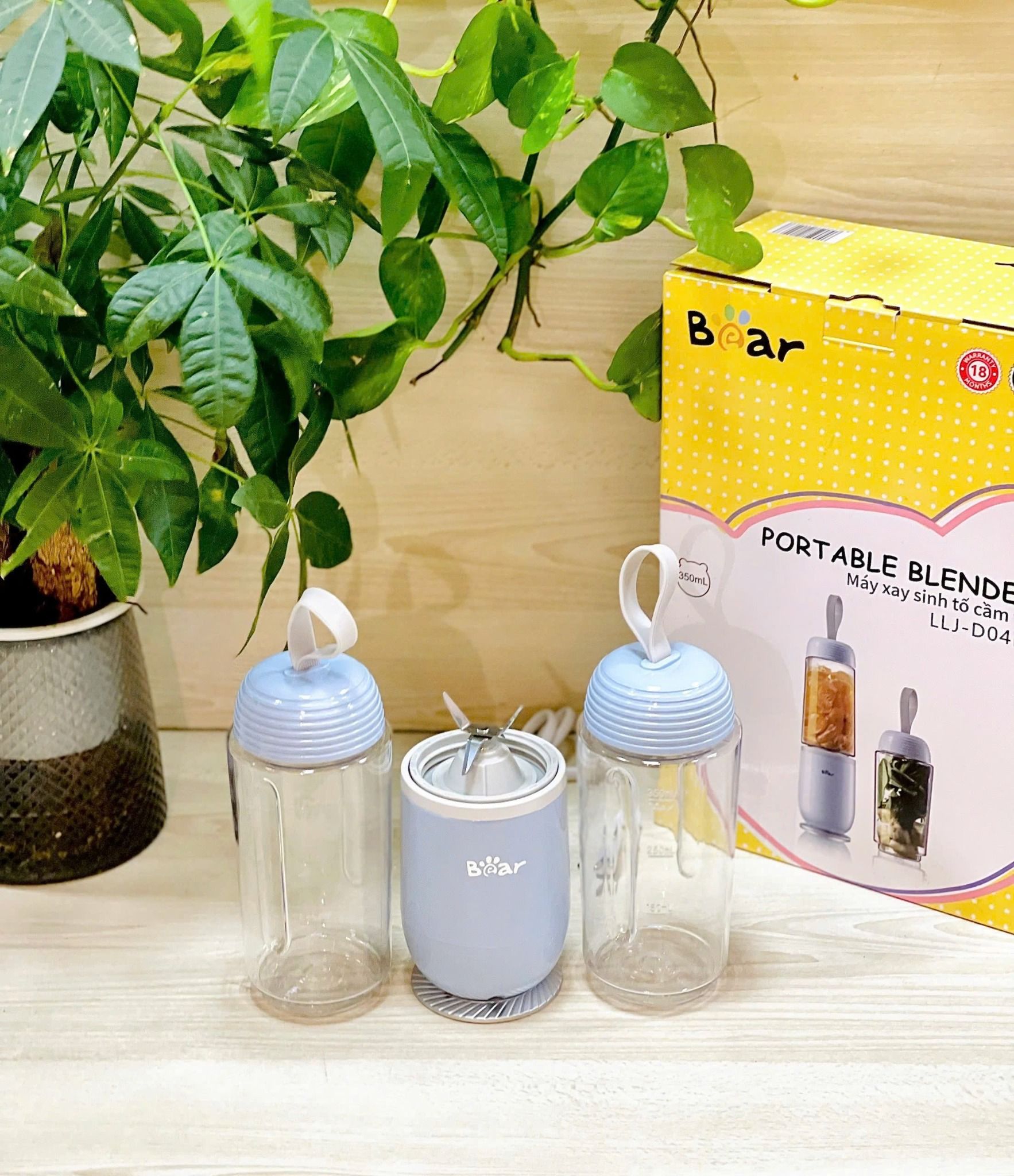 LLJ-D04B1 - Máy xay sinh tố cầm tay Bear _ 150W