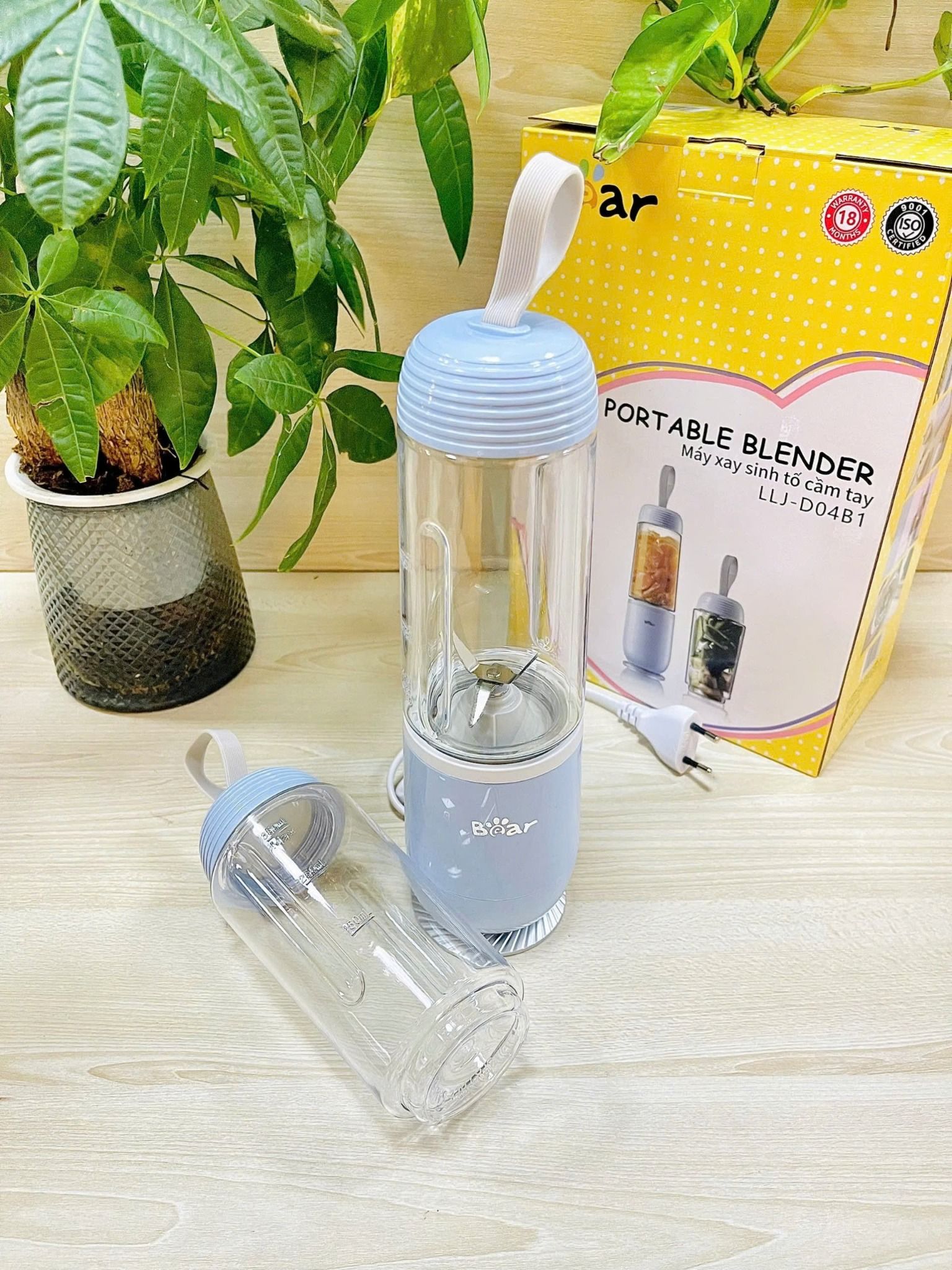 LLJ-D04B1 - Máy xay sinh tố cầm tay Bear _ 150W