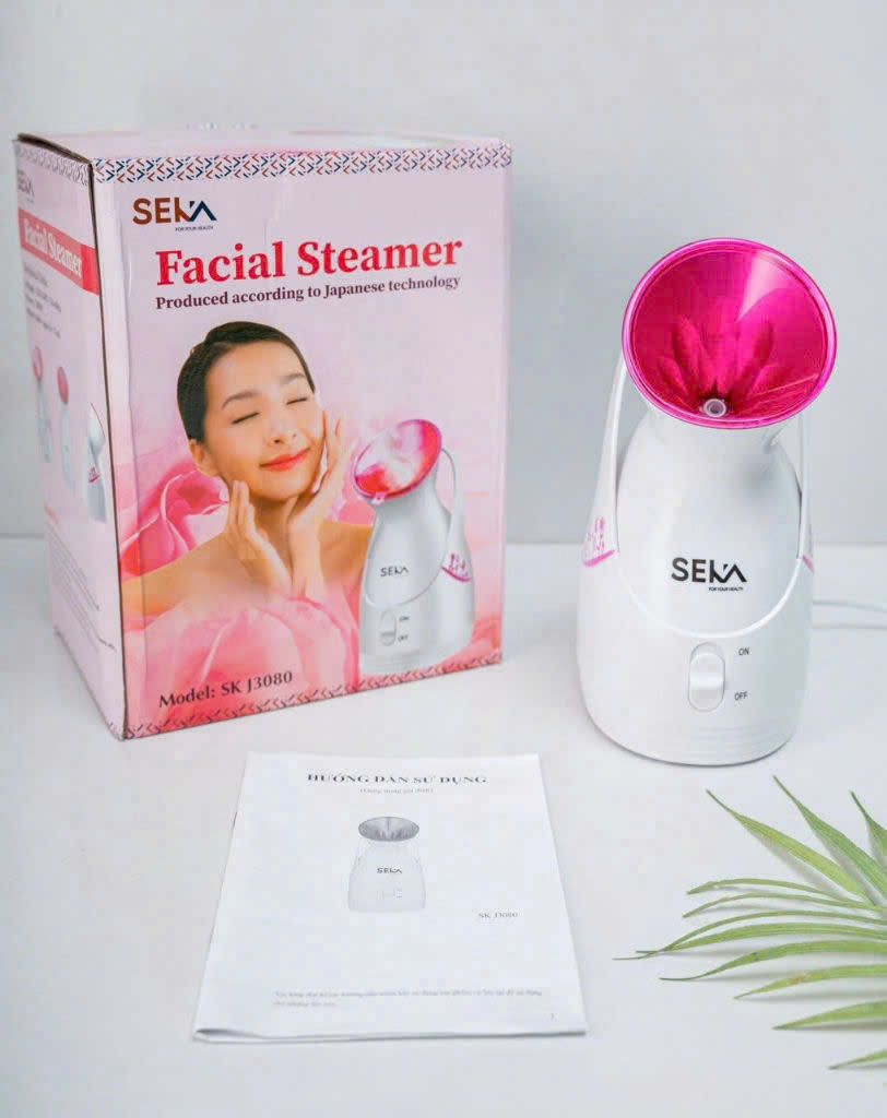 SKJ3080 - Máy Xông Hơi Mặt Seka _ GIỮ ẨM, LÀM SẠCH, SE KHÍT LỖ CHÂN LÔNG _ 280W