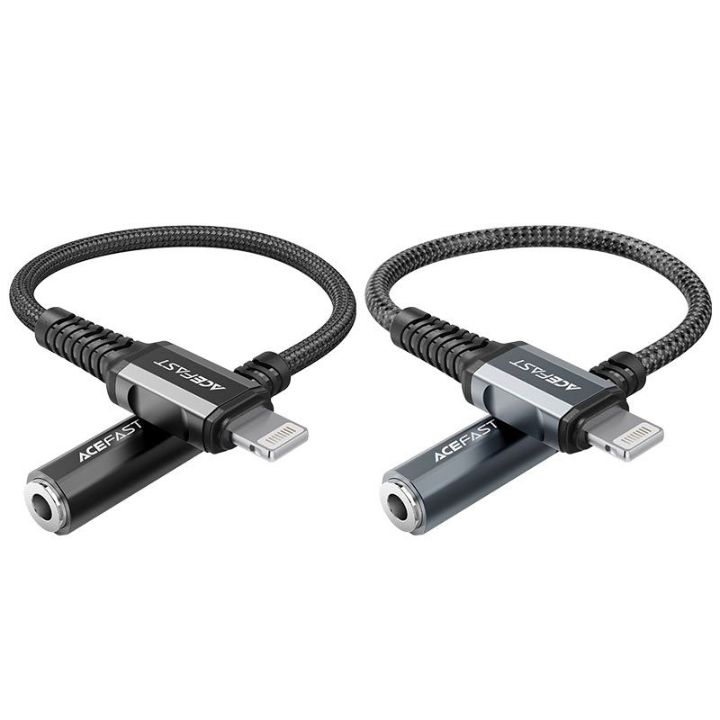 Cáp chuyển Lightning to 3.5mm ACEFAST C1-05 female- Đen