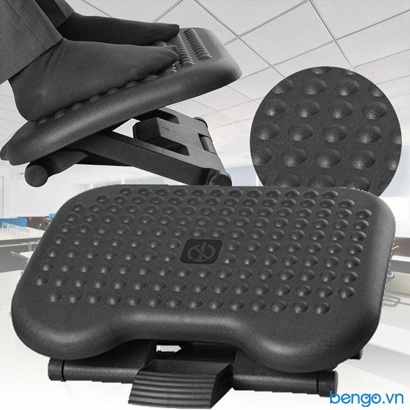 Giá kê chân bàn học tập, làm việc chống gù lưng, mỏi mệt Footrest FR-6031