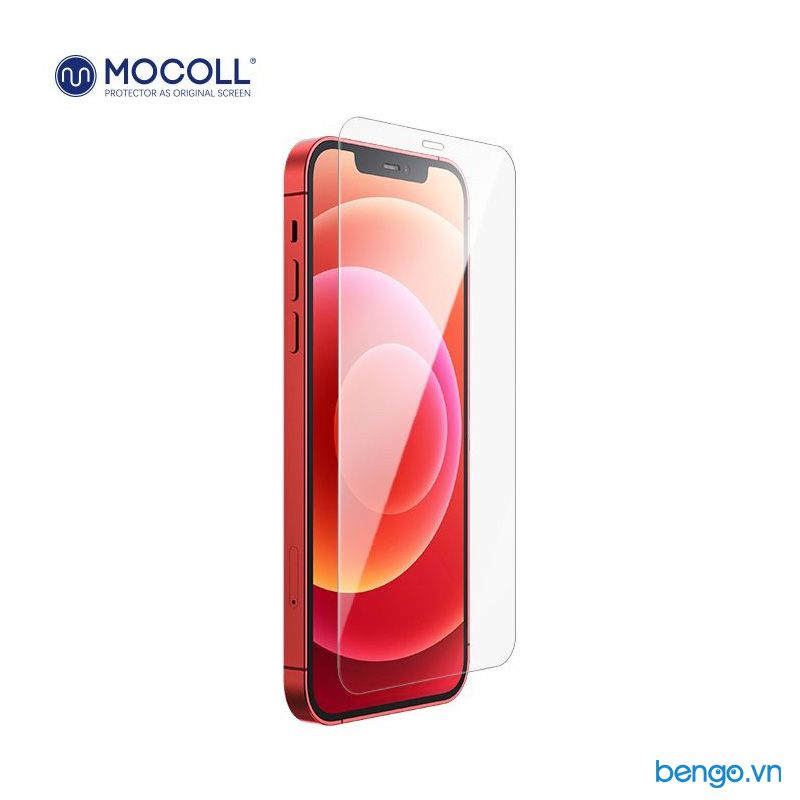 Dán cường lực iPhone 12/12 Pro MOCOLL 2.5D Full màn hình Clear