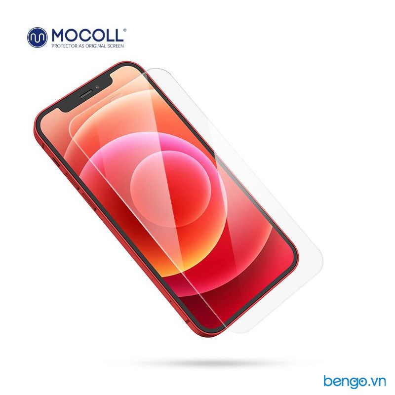 Dán cường lực iPhone 12/12 Pro MOCOLL 2.5D Full màn hình Clear