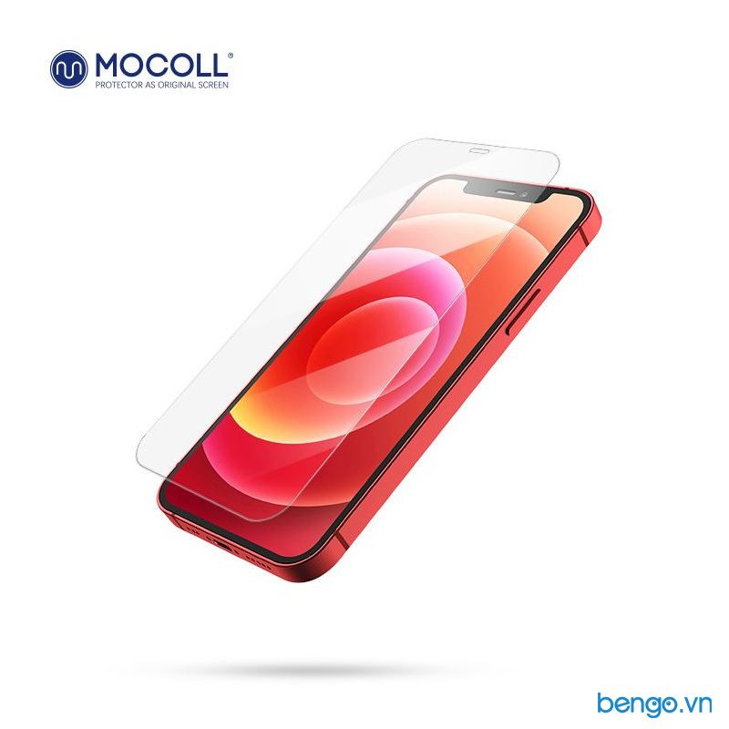 Dán cường lực iPhone 12/12 Pro MOCOLL 2.5D Full màn hình Clear