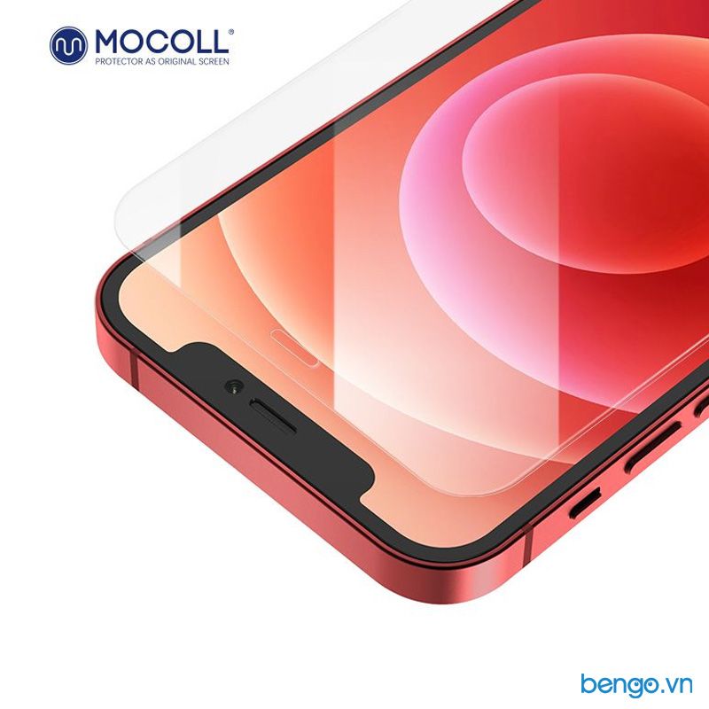 Dán cường lực iPhone 12/12 Pro MOCOLL 2.5D Full màn hình Clear