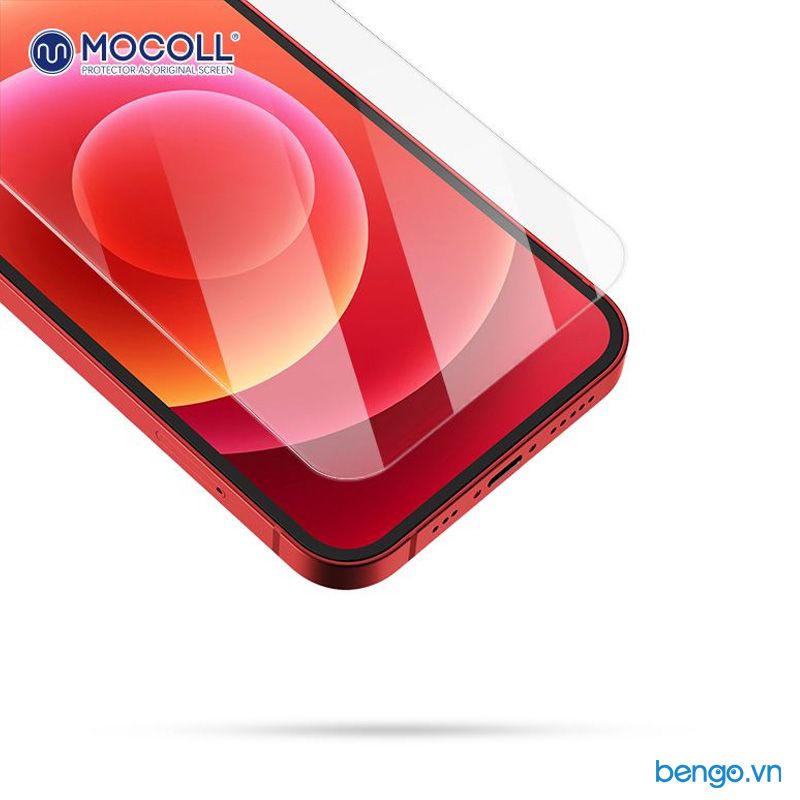 Dán cường lực iPhone 12/12 Pro MOCOLL 2.5D Full màn hình Clear