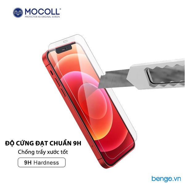 Dán cường lực iPhone 12/12 Pro MOCOLL 2.5D Full màn hình Clear