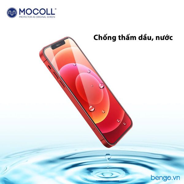 Dán cường lực iPhone 12/12 Pro MOCOLL 2.5D Full màn hình Clear