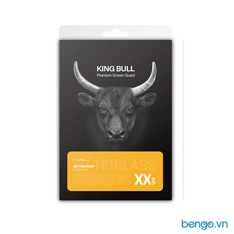 Dán Cường Lực iPhone 12 Pro Max MIPOW Kingbull HD (2.7D) Premium Full Viền Đen