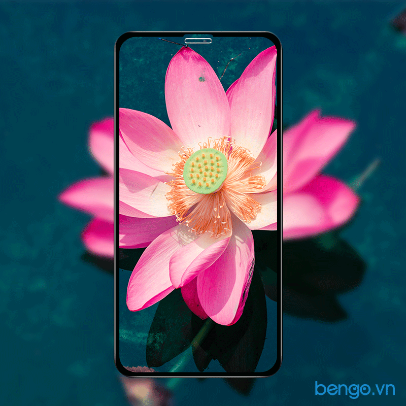 Dán Cường Lực iPhone 12 Pro Max MIPOW Kingbull HD (2.7D) Premium Full Viền Đen