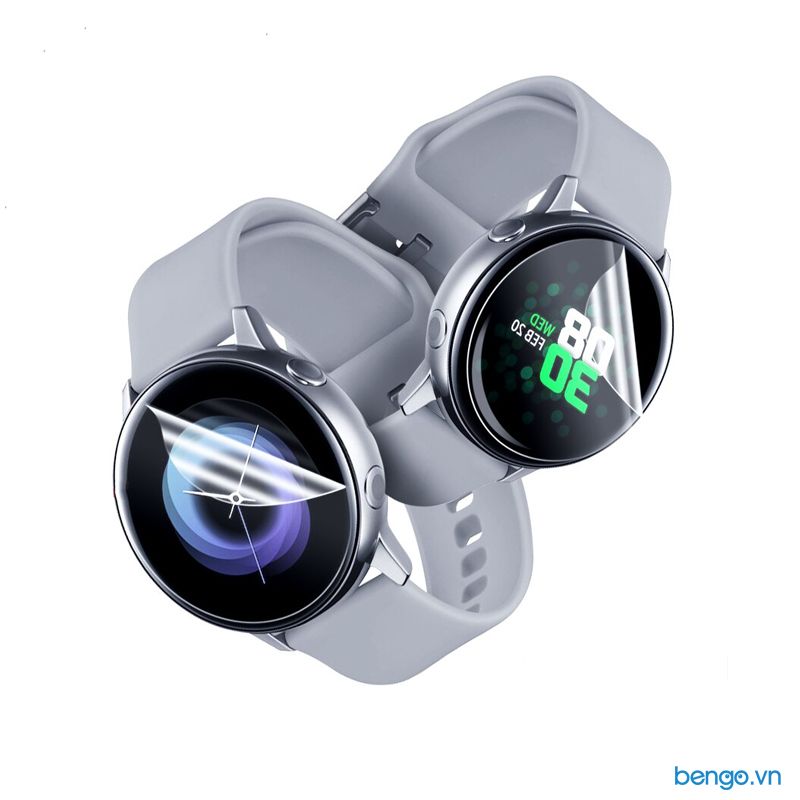 Dán màn hình + Dán mặt lưng Samsung Galaxy Watch Active 2 GOR (Hộp 4 miếng)
