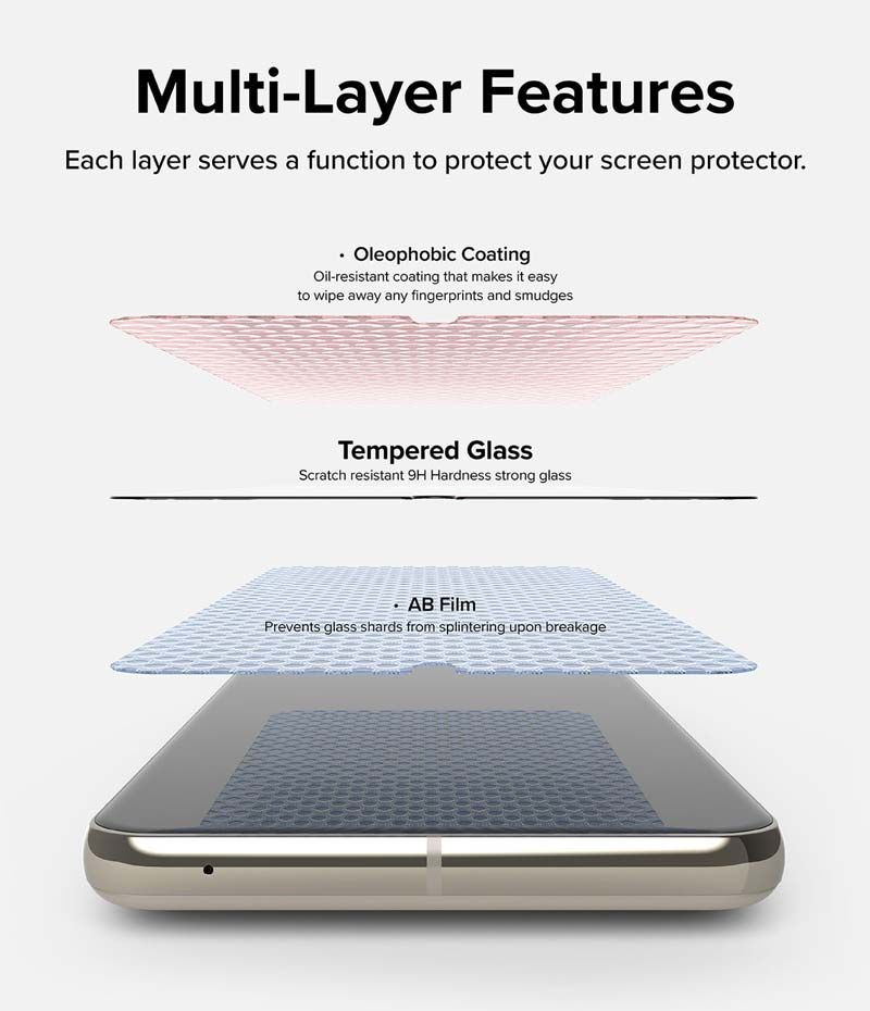 Dán cường lực Google Pixel 8 Pro / Pixel 8 RINGKE Tempered Glass