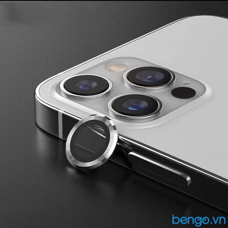 Dán Cường Lực Bảo Vệ Camera iPhone 12 Pro/12 Pro Max MIPOW Alumium Viền Màu