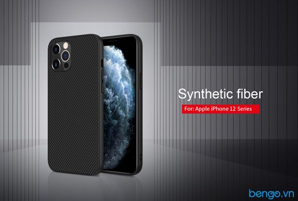 Ốp Lưng iPhone 12/iPhone 12 Pro Nillkin Sợi Tổng Hợp (Synthetic Fiber)