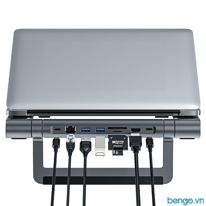 Giá đỡ kiêm Hub ACEFAST USB-C 8 in 1 - E5 Plus