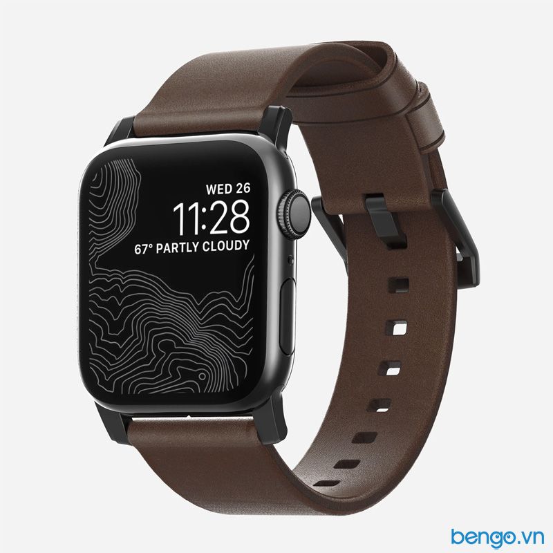 Dây Apple Watch NOMAD Modern Strap Leather 44mm/42mm