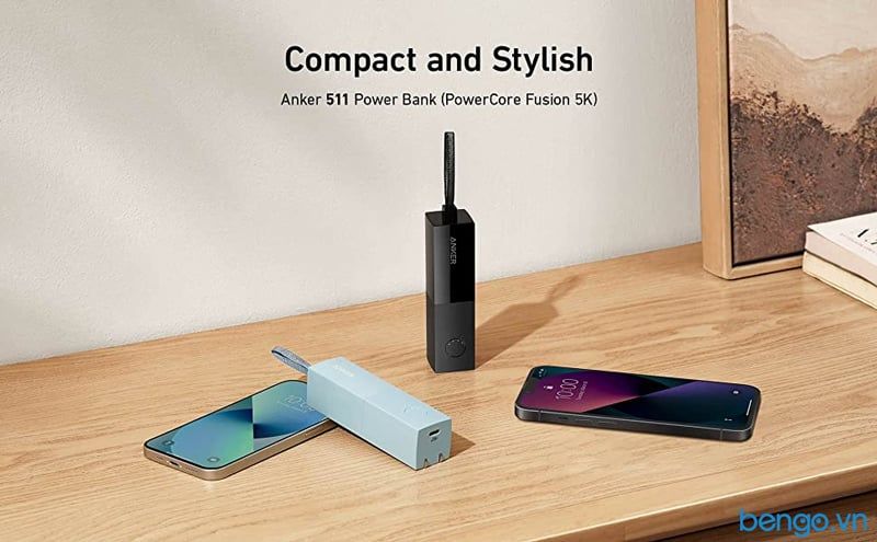 Pin Dự Phòng 2 In 1 Anker Powercore Fusion Prism 5K 5.000mAh - A1633