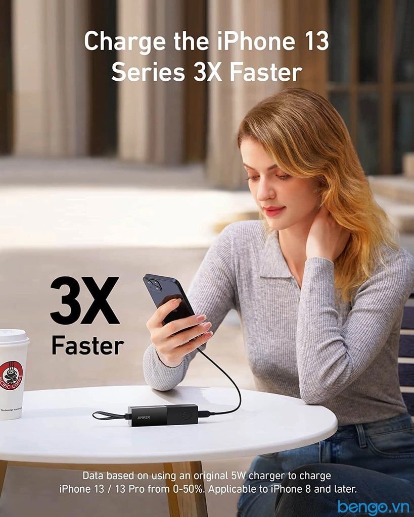 Pin Dự Phòng 2 In 1 Anker Powercore Fusion Prism 5K 5.000mAh - A1633