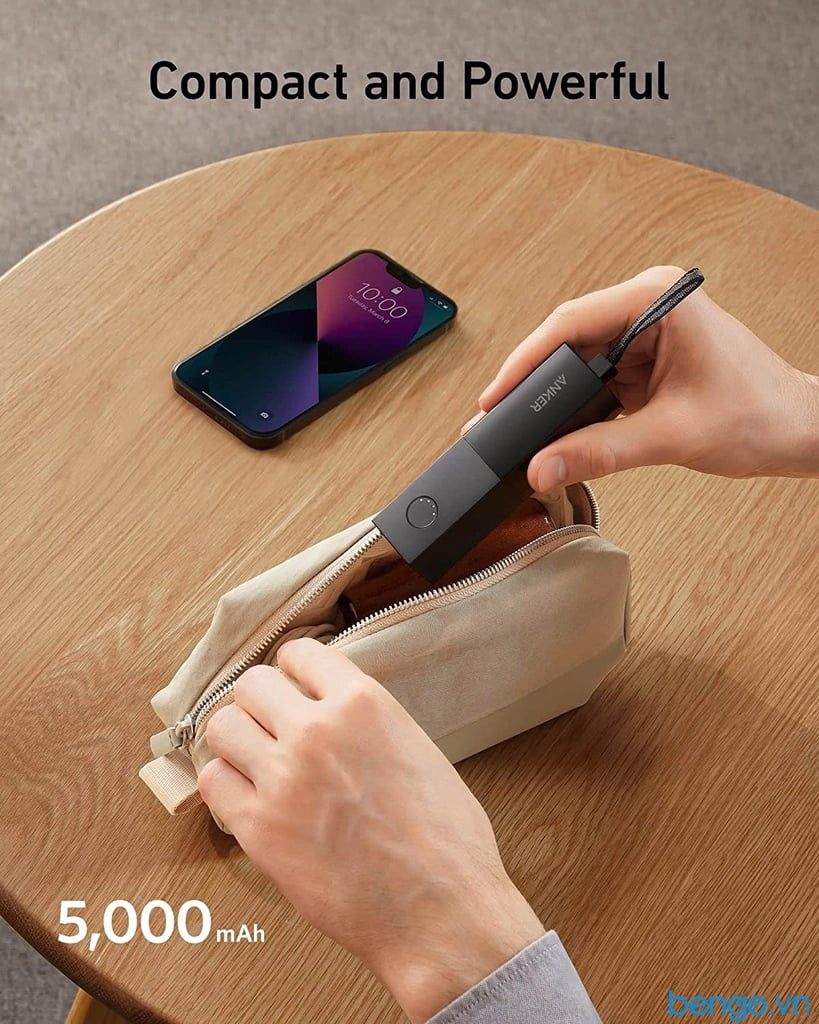 Pin Dự Phòng 2 In 1 Anker Powercore Fusion Prism 5K 5.000mAh - A1633