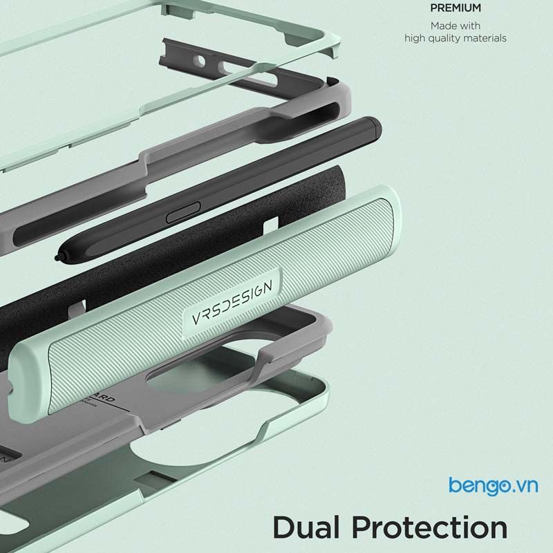 Ốp Lưng Samsung Galaxy Z Fold 4 5G VRS Design Terra Guard Modern Pro