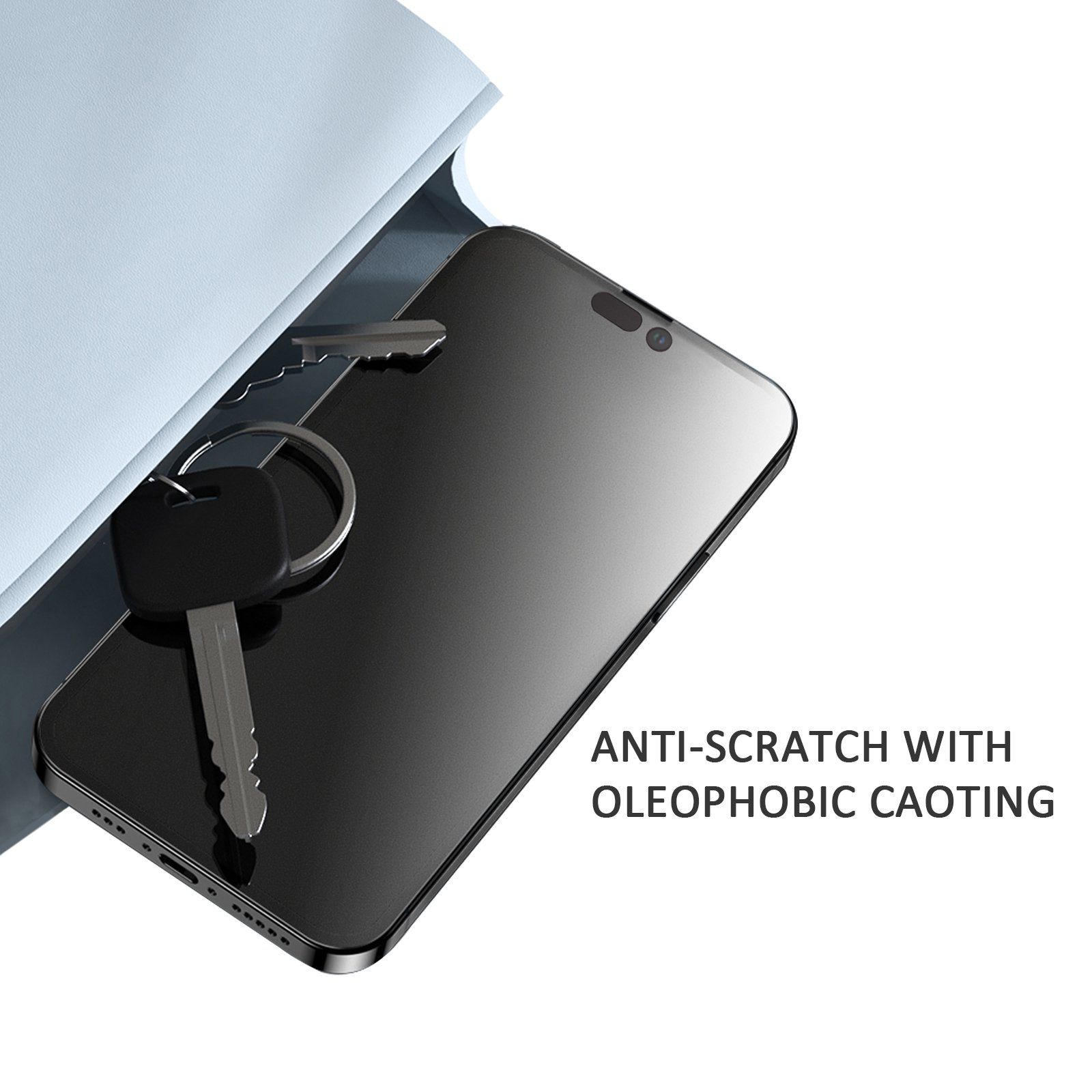 Dán cường lực iPhone 15 Pro Max/15 Pro/15/15 Plus ANANK 2.5D Full (có viền)