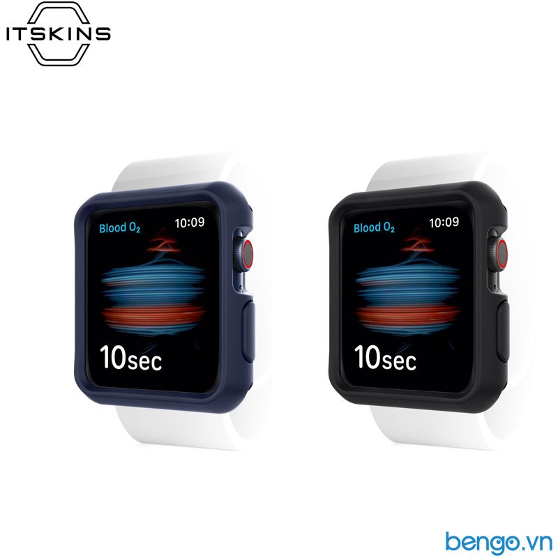 Bộ 2 Ốp Apple Watch 44mm ITSKINS Spectrum // Solid Antimicrobial